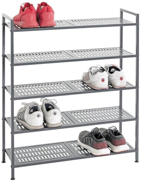 HAKU Möbel Schuhregal anthrazit 73,0 x 25,0 x 90,0 cm, 1 St.