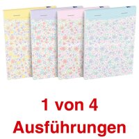 OXFORD Notizblock GO Floral DIN A6 liniert, 1 St.