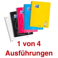 OXFORD Collegeblock TOUCH A4+ Lineatur 28 kariert mit...
