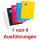 OXFORD Collegeblock TOUCH A4+ Lineatur 28 kariert mit beidseitigem Rand DIN A4 mit Rand, 1 Block