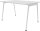 Quadrifoglio X3 Schreibtisch weiß rechteckig, 4-Fuß-Gestell weiß 120,0 x 80,0 cm