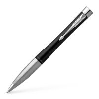 PARKER Kugelschreiber schwarz/silber, Schreibfarbe: blau,...