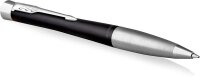 PARKER Kugelschreiber schwarz/silber, Schreibfarbe: blau, 1 St.