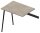 Quadrifoglio Anbautisch X3 beton, grau rechteckig 80,0 x 60,0 x 75,0 cm