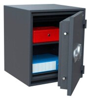 Filex Tresor 51-EL mit Feuerschutz grau 44,5 x 42,4 x...