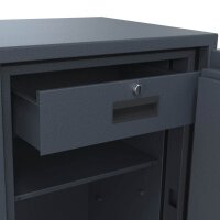 Filex Tresor 75-EL mit Feuerschutz grau 48,5 x 45,0 x 79,5 cm