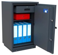 Filex Tresor 75-EL mit Feuerschutz grau 48,5 x 45,0 x 79,5 cm