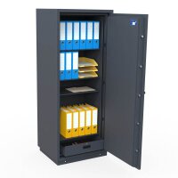 Filex Tresor 165-EL mit Feuerschutz grau 71,0 x 58,1 x 170,0 cm