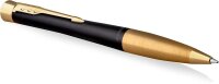 PARKER Kugelschreiber schwarz/gold, Schreibfarbe: blau, 1 St.