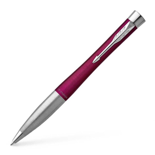 PARKER Kugelschreiber magenta/silber, Schreibfarbe: blau, 1 St.