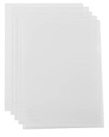 FolderSys Sichthüllen Premium DIN A4 transparent genarbt 0,20 mm, 10 St.