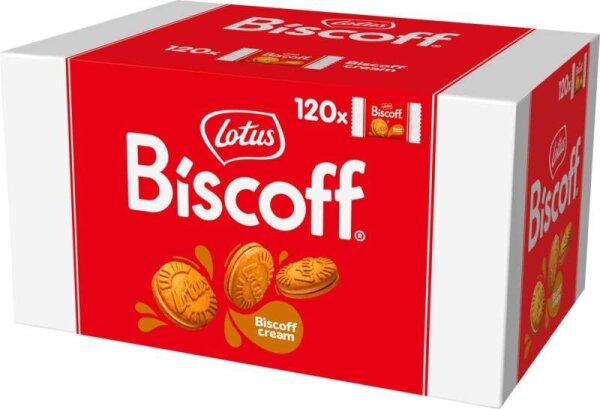 Lotus Biscoff Cream Kekse 1,2 kg, 120 St.