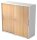 HAMMERBACHER Schiebetürenschrank, V1753S/W/E/RE weiß, eiche 2 Fachböden 120,0 x 40,0 x 110,0 cm