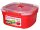 sistema® Mikrowellen-Dampfgarer rot 2,4 l, 1 St.