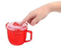 sistema® Mikrowellen-Suppentasse rot 565,0 ml, 1 St.