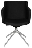 Topstar Besuchersessel SFH 1.0 schwarz edelstahl, Optik matt Stoff 58,0 x 66,0 x 87,0 - 90,0 cm, 1 St.