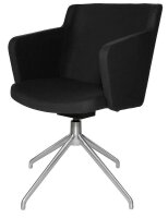 Topstar Besuchersessel SFH 1.0 schwarz edelstahl, Optik matt Stoff 58,0 x 66,0 x 87,0 - 90,0 cm, 1 St.