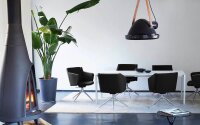 Topstar Besuchersessel SFH 1.0 schwarz edelstahl, Optik matt Stoff 58,0 x 66,0 x 87,0 - 90,0 cm, 1 St.