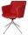 Topstar Besuchersessel SFH 1.0 rot edelstahl, Optik matt Stoff 58,0 x 66,0 x 87,0 - 90,0 cm, 1 St.