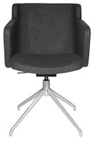 Topstar Besuchersessel SFH 1.0 anthrazit edelstahl, Optik matt Stoff 58,0 x 66,0 x 87,0 - 90,0 cm, 1 St.