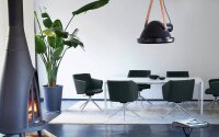 Topstar Besuchersessel SFH 1.0 anthrazit edelstahl, Optik matt Stoff 58,0 x 66,0 x 87,0 - 90,0 cm, 1 St.