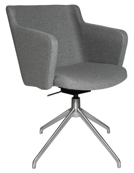 Topstar Besuchersessel SFH 1.0 hellgrau edelstahl, Optik matt Stoff 58,0 x 66,0 x 87,0 - 90,0 cm, 1 St.
