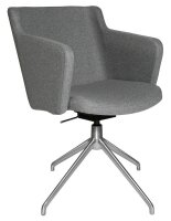 Topstar Besuchersessel SFH 1.0 hellgrau edelstahl, Optik...