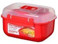 sistema® Mikrowellendose rot 525,0 ml, 1 St.