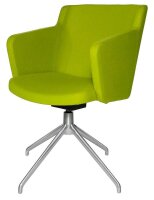 Topstar Besuchersessel SFH 1.0 grün edelstahl, Optik matt Stoff 58,0 x 66,0 x 87,0 - 90,0 cm, 1 St.