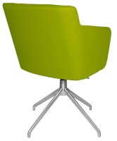 Topstar Besuchersessel SFH 1.0 grün edelstahl, Optik matt Stoff 58,0 x 66,0 x 87,0 - 90,0 cm, 1 St.