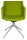 Topstar Besuchersessel SFH 1.0 grün edelstahl, Optik matt Stoff 58,0 x 66,0 x 87,0 - 90,0 cm, 1 St.