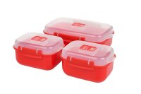 sistema® Mikrowellen-Set rot, 1 Set