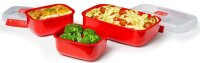 sistema® Mikrowellen-Set rot, 1 Set