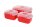 sistema® Mikrowellen-Set rot, 1 Set
