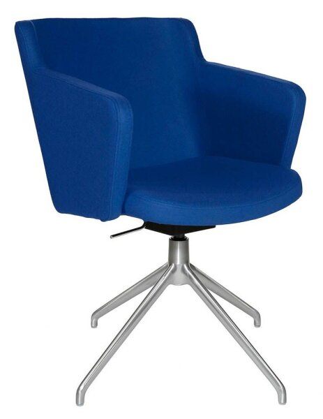 Topstar Besuchersessel SFH 1.0 royalblau edelstahl, Optik matt Stoff 58,0 x 66,0 x 87,0 - 90,0 cm, 1 St.