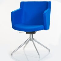 Topstar Besuchersessel SFH 1.0 royalblau edelstahl, Optik...
