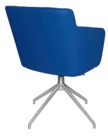 Topstar Besuchersessel SFH 1.0 royalblau edelstahl, Optik matt Stoff 58,0 x 66,0 x 87,0 - 90,0 cm, 1 St.