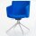 Topstar Besuchersessel SFH 1.0 royalblau edelstahl, Optik matt Stoff 58,0 x 66,0 x 87,0 - 90,0 cm, 1 St.