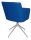 Topstar Besuchersessel SFH 1.0 royalblau edelstahl, Optik matt Stoff 58,0 x 66,0 x 87,0 - 90,0 cm, 1 St.