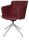 Topstar Besuchersessel SFH 1.0 bordeaux edelstahl, Optik matt Stoff 58,0 x 66,0 x 87,0 - 90,0 cm, 1 St.