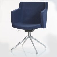 Topstar Besuchersessel SFH 1.0 dunkelblau edelstahl,...