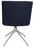 Topstar Besuchersessel SFH 1.0 dunkelblau edelstahl, Optik matt Stoff 58,0 x 66,0 x 87,0 - 90,0 cm, 1 St.