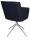 Topstar Besuchersessel SFH 1.0 dunkelblau edelstahl, Optik matt Stoff 58,0 x 66,0 x 87,0 - 90,0 cm, 1 St.