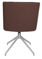 Topstar Besuchersessel SFH 1.0 dunkelbraun edelstahl, Optik matt Stoff 58,0 x 66,0 x 87,0 - 90,0 cm, 1 St.