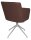 Topstar Besuchersessel SFH 1.0 dunkelbraun edelstahl, Optik matt Stoff 58,0 x 66,0 x 87,0 - 90,0 cm, 1 St.