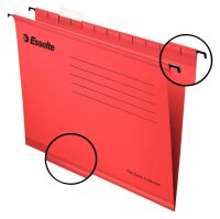 Esselte Hängemappen Pendaflex Collection rot, 25 St.