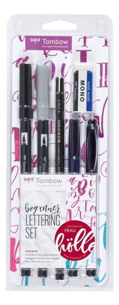 Tombow "Beginner" Handlettering-Set farbsortiert, 1 Set