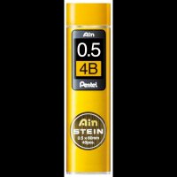 Pentel Ain Stein C275 Feinminen-Bleistiftminen schwarz 4B...