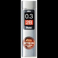 Pentel Ain Stein C273 Feinminen-Bleistiftminen schwarz 2B...