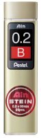 Pentel AIN STEIN C272W Feinminen-Bleistiftminen schwarz B...